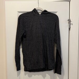 Dark Grey Long Sleeve Hoodie